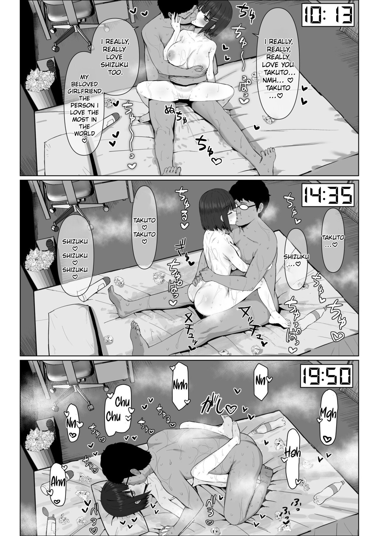 Hentai Manga Comic-My Expressionless Childhood Friend Was Snatched Away by a Creepy Otaku and Was Having Lovey-Dovey Tongue-Kissing Sex-Read-43